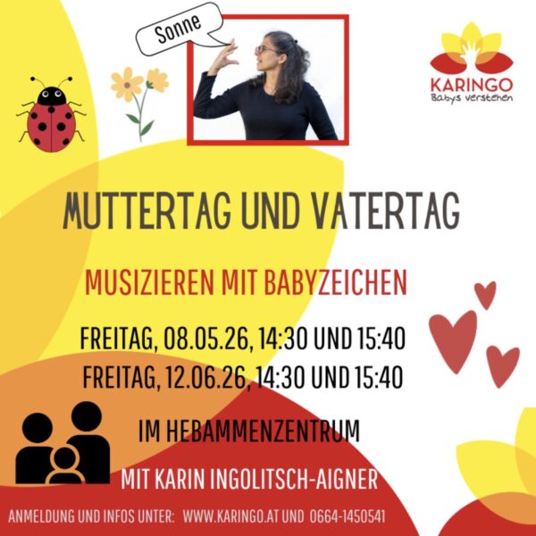 Musizieren zum Muttertag und Vatertag mit Babyzeichen